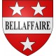 Pegatinas escudo de armas de Bellaffaire adhesivo de la etiqueta engomada