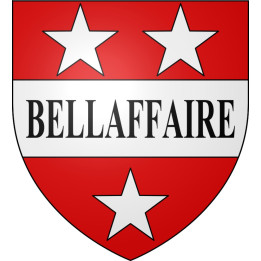 Pegatinas escudo de armas de Bellaffaire adhesivo de la etiqueta engomada