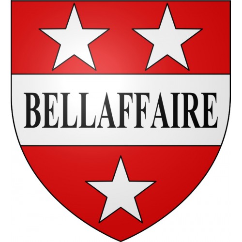 Stickers coat of arms Bellaffaire adhesive sticker