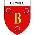 Beynes 04 ville sticker blason écusson autocollant adhésif