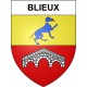 Blieux Sticker wappen, gelsenkirchen, augsburg, klebender aufkleber