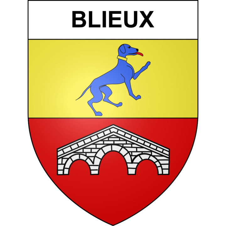 Blieux 04 ville sticker blason écusson autocollant adhésif
