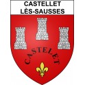 Stickers coat of arms Castellet-lès-Sausses adhesive sticker