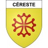 Céreste 04 ville sticker blason écusson autocollant adhésif