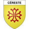 Céreste Sticker wappen, gelsenkirchen, augsburg, klebender aufkleber
