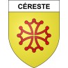 Stickers coat of arms Céreste adhesive sticker