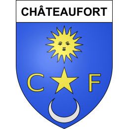 Châteaufort Sticker wappen, gelsenkirchen, augsburg, klebender aufkleber