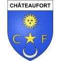 Stickers coat of arms Châteaufort adhesive sticker