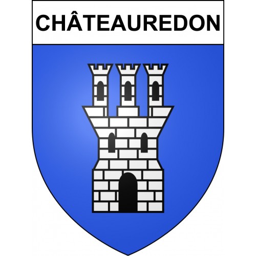 Châteauredon Sticker wappen, gelsenkirchen, augsburg, klebender aufkleber