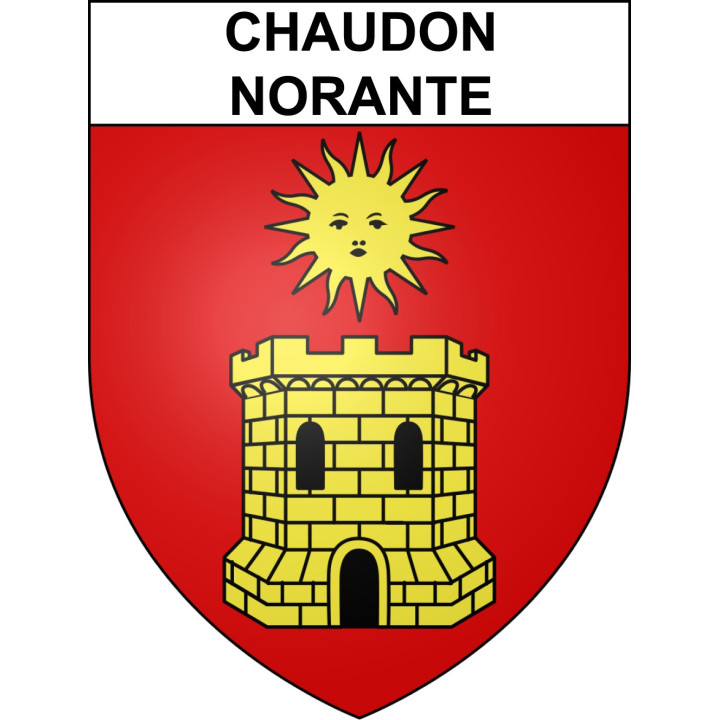 Stickers coat of arms Chaudon-Norante adhesive sticker
