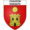 Chaudon-Norante 04 ville sticker blason écusson autocollant adhésif