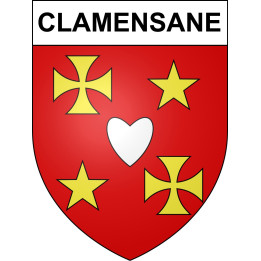 Clamensane Sticker wappen, gelsenkirchen, augsburg, klebender aufkleber