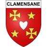Clamensane 04 ville sticker blason écusson autocollant adhésif