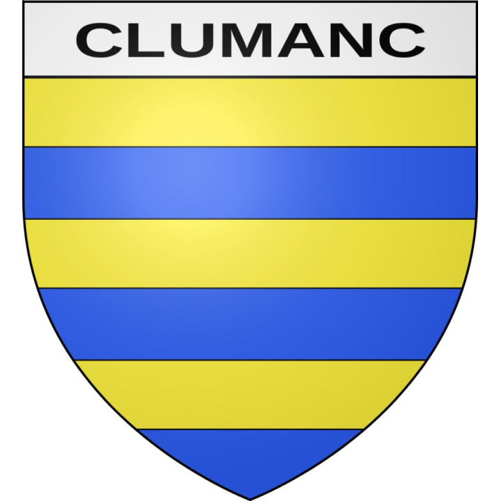 Stickers coat of arms Clumanc adhesive sticker