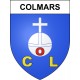 Pegatinas escudo de armas de Colmars adhesivo de la etiqueta engomada