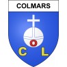 Colmars Sticker wappen, gelsenkirchen, augsburg, klebender aufkleber