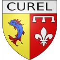 Curel 04 ville sticker blason écusson autocollant adhésif