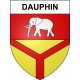 Stickers coat of arms Dauphin adhesive sticker