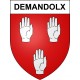 Pegatinas escudo de armas de Demandolx adhesivo de la etiqueta engomada