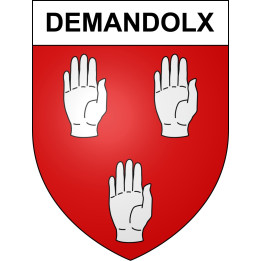 Demandolx 04 ville sticker blason écusson autocollant adhésif