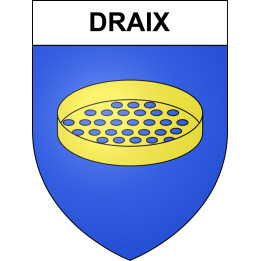 Pegatinas escudo de armas de Draix adhesivo de la etiqueta engomada