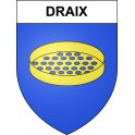 Stickers coat of arms Draix adhesive sticker