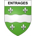 Entrages 04 ville sticker blason écusson autocollant adhésif