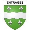 Entrages Sticker wappen, gelsenkirchen, augsburg, klebender aufkleber