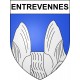 Entrevennes 04 ville sticker blason écusson autocollant adhésif