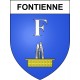 Pegatinas escudo de armas de Fontienne adhesivo de la etiqueta engomada