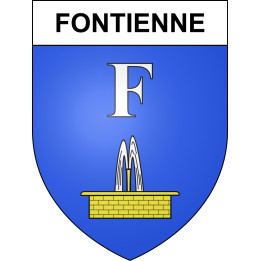 Fontienne 04 ville sticker blason écusson autocollant adhésif