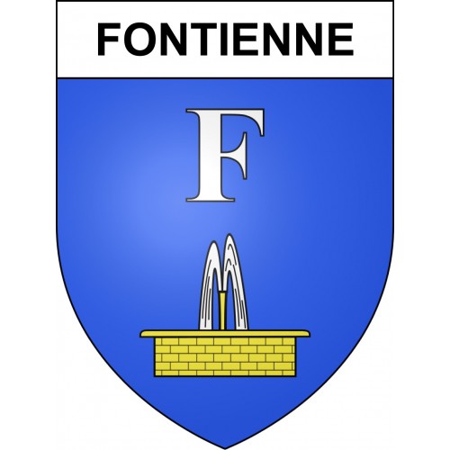 Stickers coat of arms Fontienne adhesive sticker