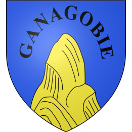 Ganagobie 04 ville sticker blason écusson autocollant adhésif