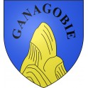 Ganagobie 04 ville sticker blason écusson autocollant adhésif
