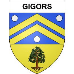 Gigors Sticker wappen, gelsenkirchen, augsburg, klebender aufkleber