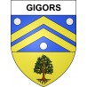 Gigors 04 ville sticker blason écusson autocollant adhésif