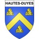 Hautes-Duyes 04 ville sticker blason écusson autocollant adhésif