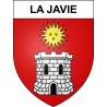 La Javie 04 ville sticker blason écusson autocollant adhésif