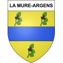 Pegatinas escudo de armas de La Mure-Argens adhesivo de la etiqueta engomada
