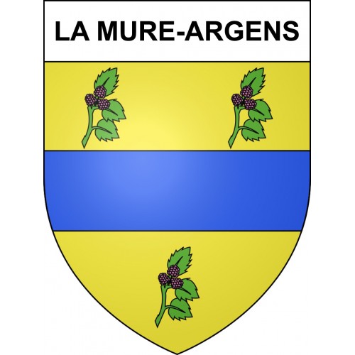 Adesivi stemma La Mure-Argens adesivo