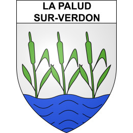 Stickers coat of arms La Palud-sur-Verdon adhesive sticker