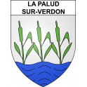 La Palud-sur-Verdon 04 ville sticker blason écusson autocollant adhésif