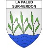 La Palud-sur-Verdon 04 ville sticker blason écusson autocollant adhésif