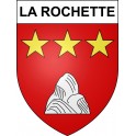 Pegatinas escudo de armas de La Rochette adhesivo de la etiqueta engomada
