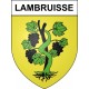 Lambruisse 04 ville sticker blason écusson autocollant adhésif