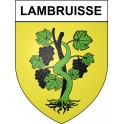 Lambruisse Sticker wappen, gelsenkirchen, augsburg, klebender aufkleber