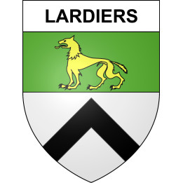 Stickers coat of arms Lardiers adhesive sticker