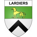 Pegatinas escudo de armas de Lardiers adhesivo de la etiqueta engomada