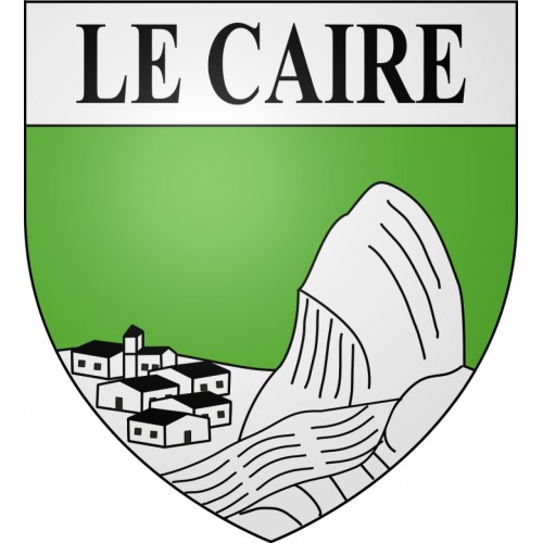 Pegatinas escudo de armas de Le Caire adhesivo de la etiqueta engomada