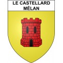 Stickers coat of arms Le Castellard-Mélan adhesive sticker